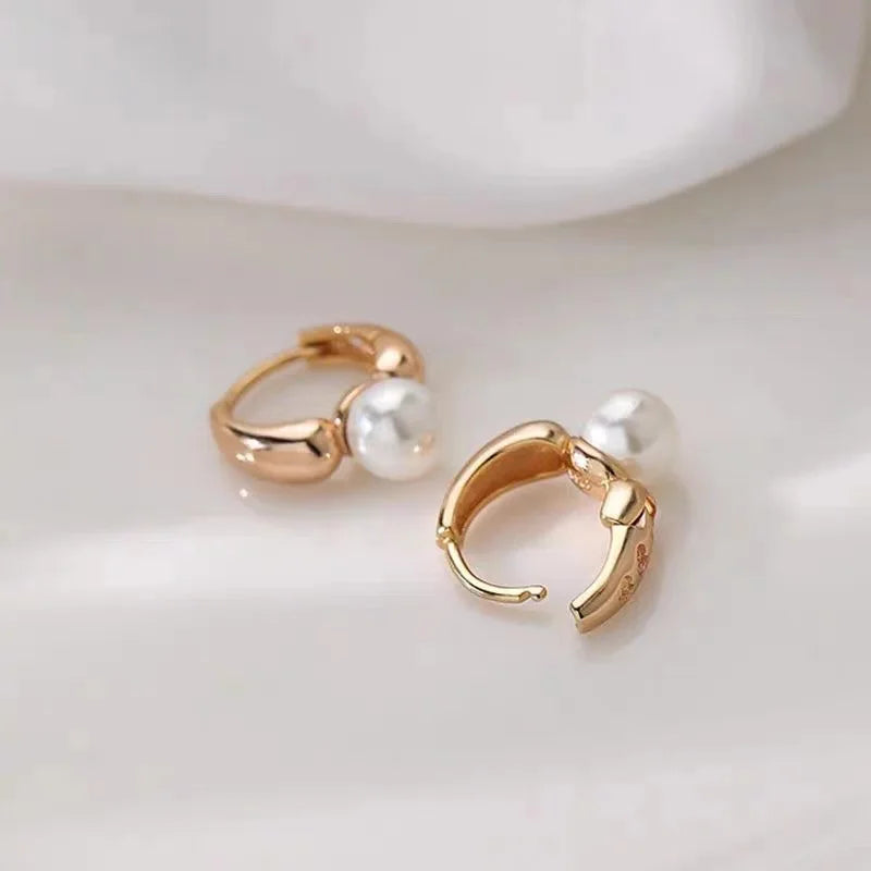 925 Sterling Silver Pearl Ring Earrings For Woman Piercing Wedding  Luxury Vintage Elegant Jewellery Money 925 Prevent Allergies